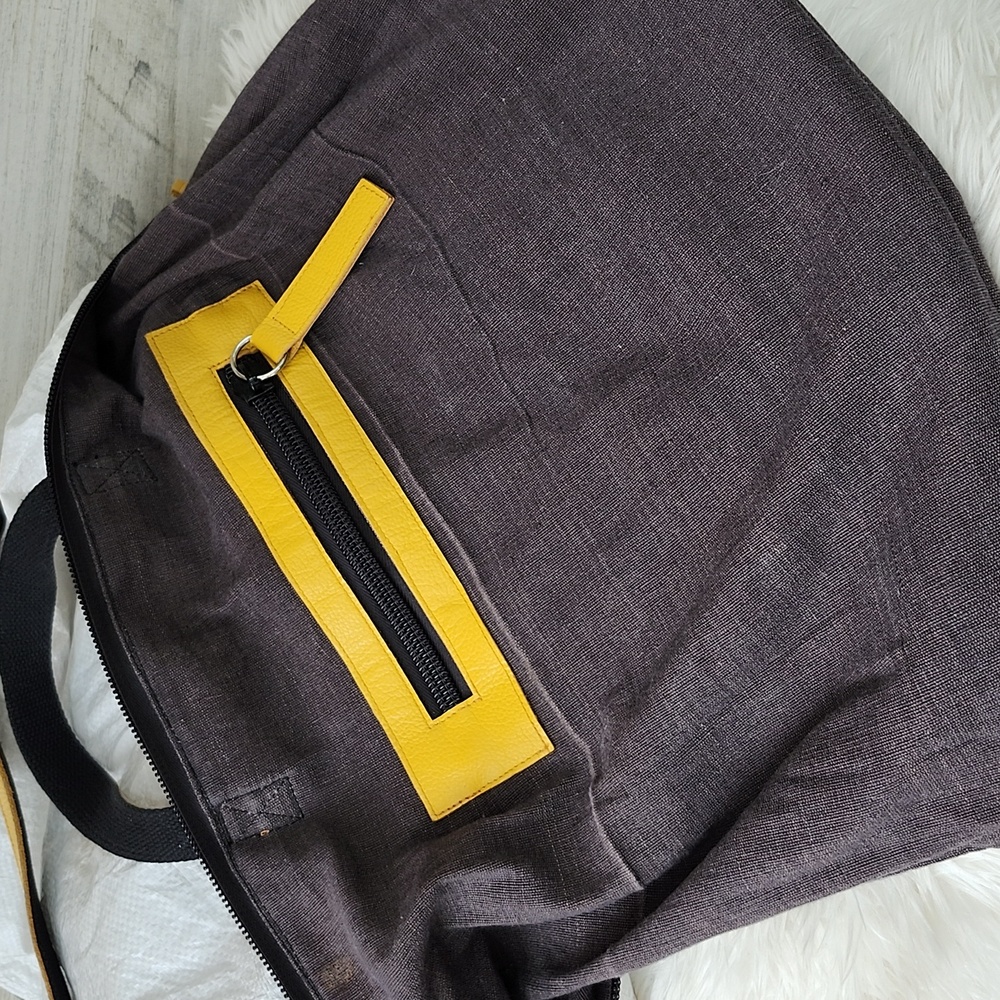 COTTON LINE BY ST ISIDOR CROSSBODY LARGE RICE BAG TOTE - Picture 11 of 13